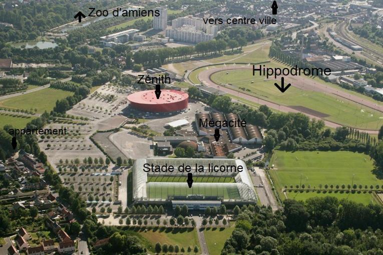 Appartement La Vénus de Renancourt - face au Zénith, Licorne, Mégacité à Amiens Extérieur photo